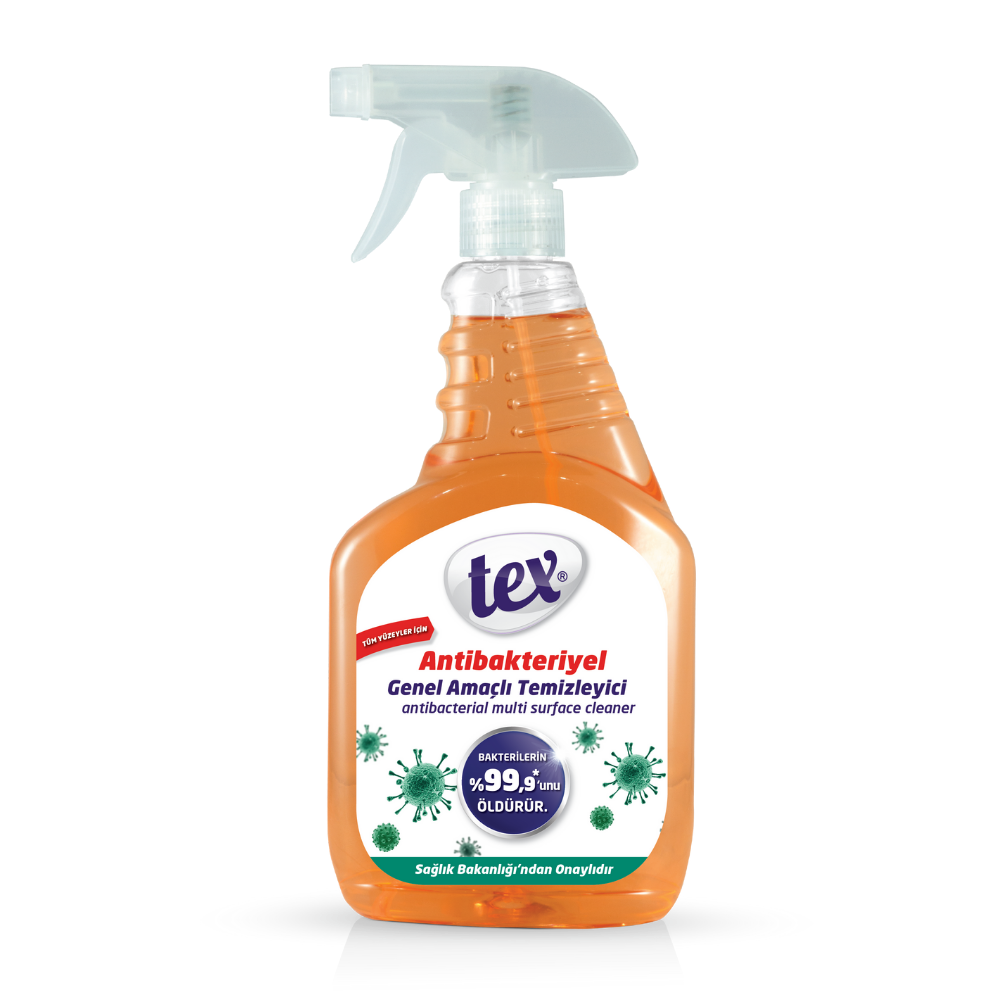 Tex Antibakteriyel Yüzey Temizleyici Turuncu 750 ml