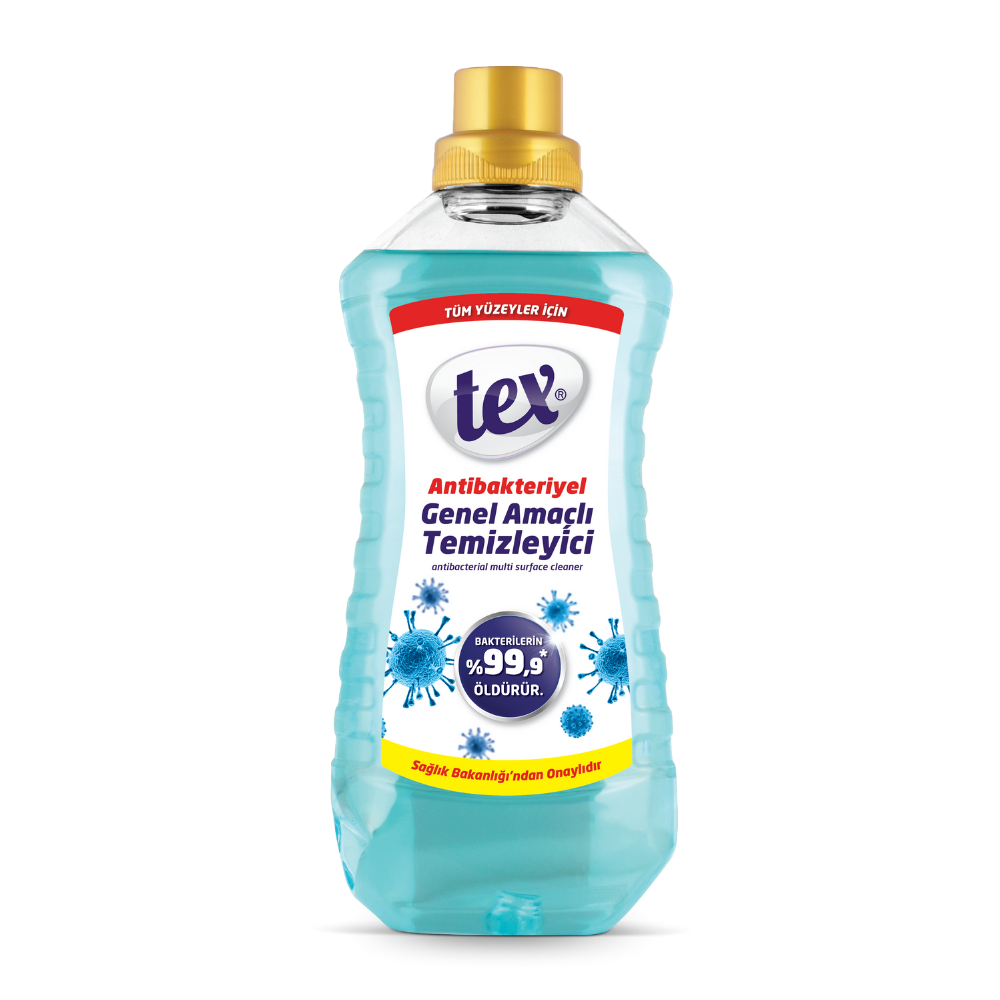 Tex Antibakteriyel Yüzey Temizleyici Mavi 1500 ml