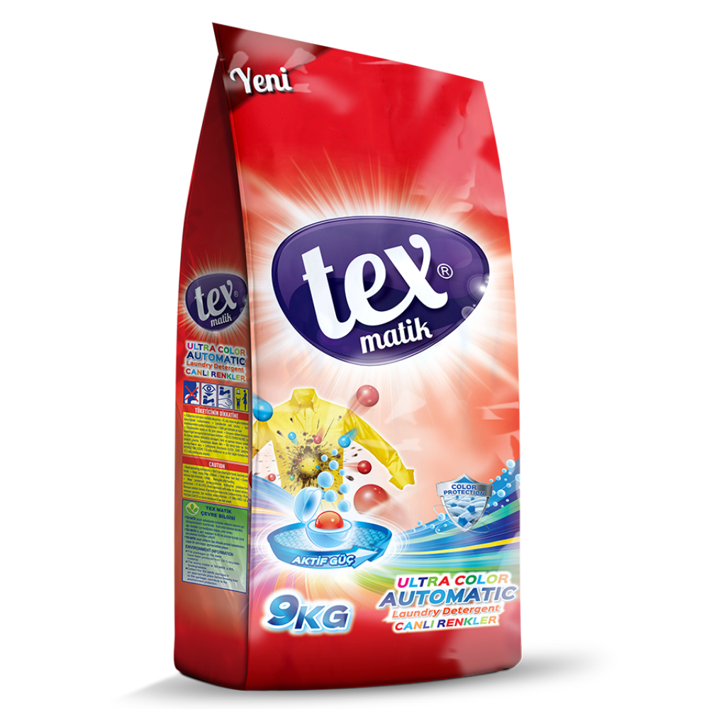 Tex Matik Canlı Renkler 9 KG