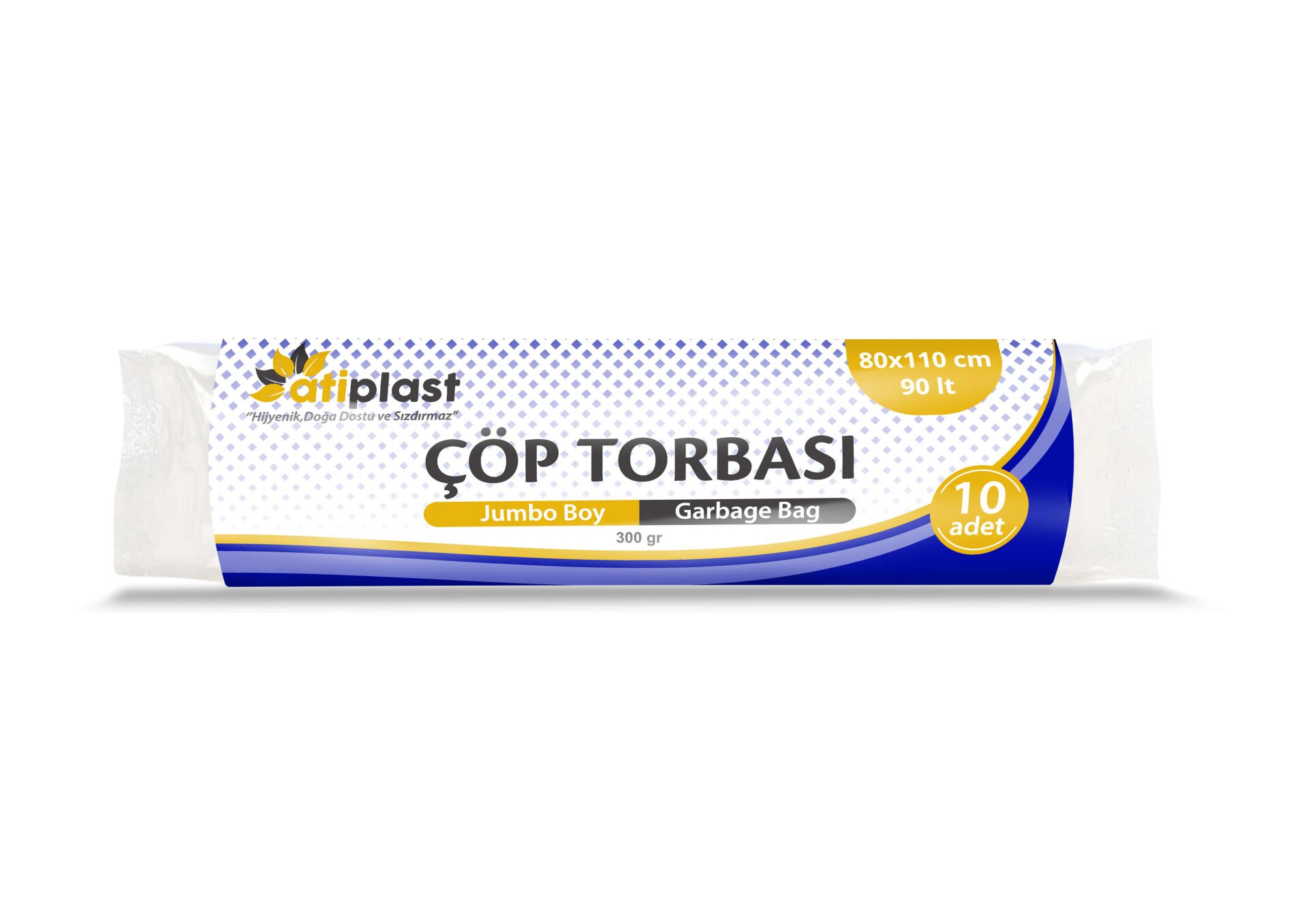Atiplast Jumbo Boy Çöp Torbası Siyah 300Gr