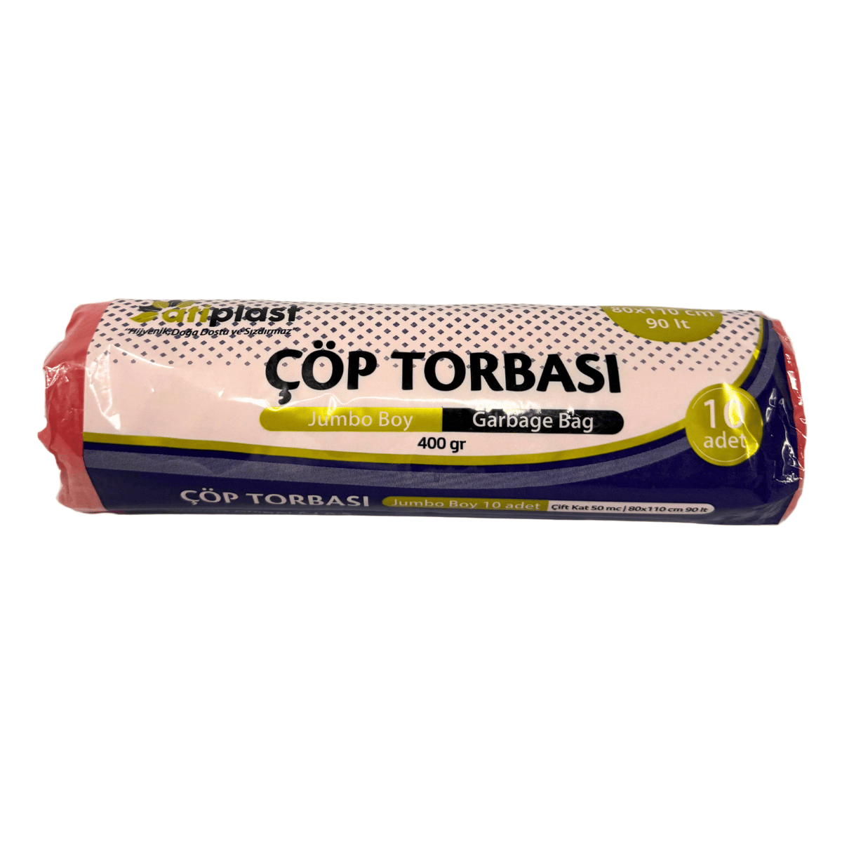 Atiplast Jumbo Boy Çöp Torbası Kırmızı 400Gr