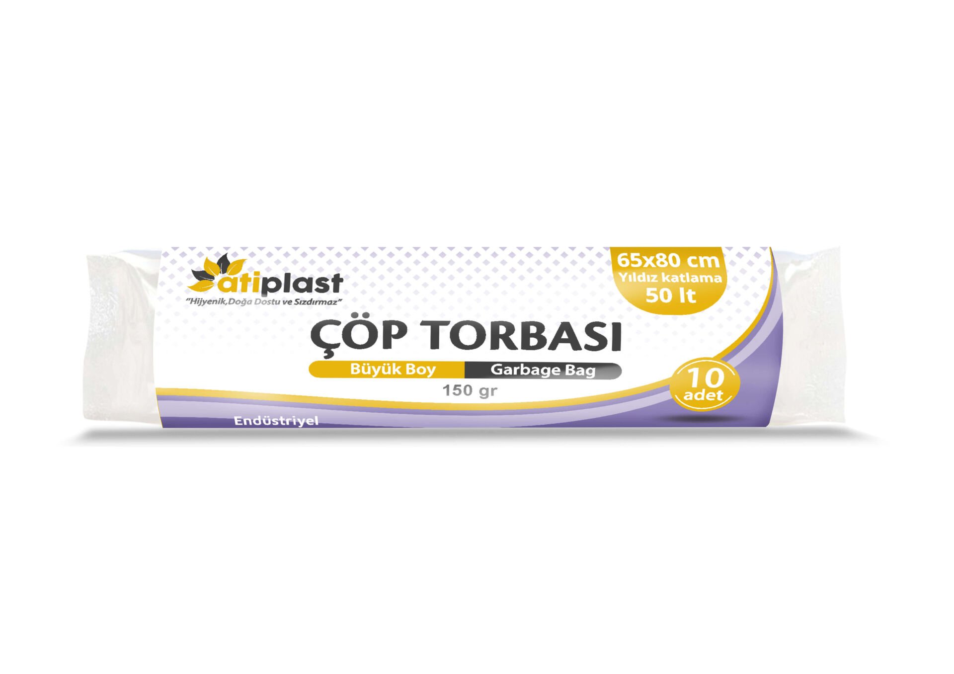 Atiplast Büyük Boy Siyah Çöp Torbası 150Gr