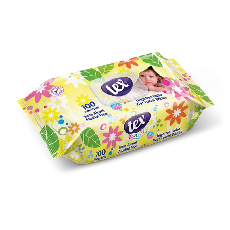 Tex Baby Islak Havlu 100’lü
