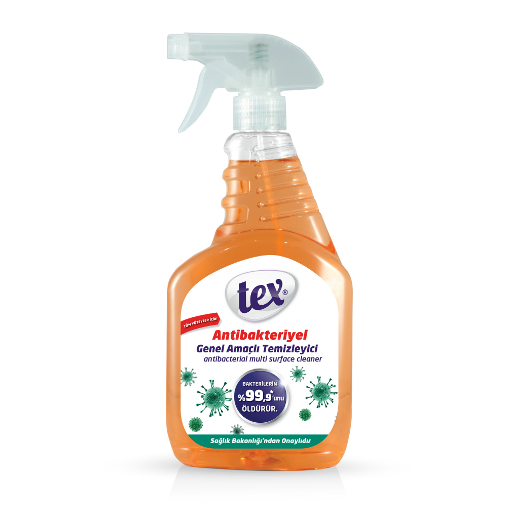 Tex Antibakteriyel Yüzey Temizleyici Turuncu 750 ml
