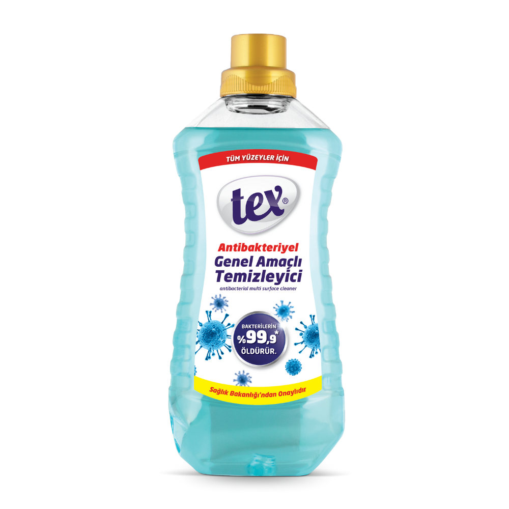 Tex Antibakteriyel Yüzey Temizleyici Mavi 1500 ml