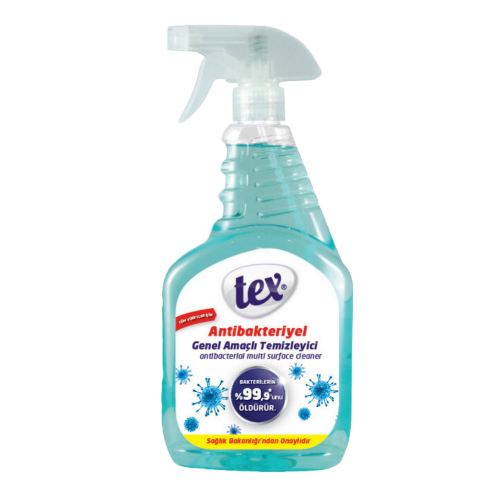 Tex Antibakteriyel Yüzey Temizleyici Mavi 750 ml
