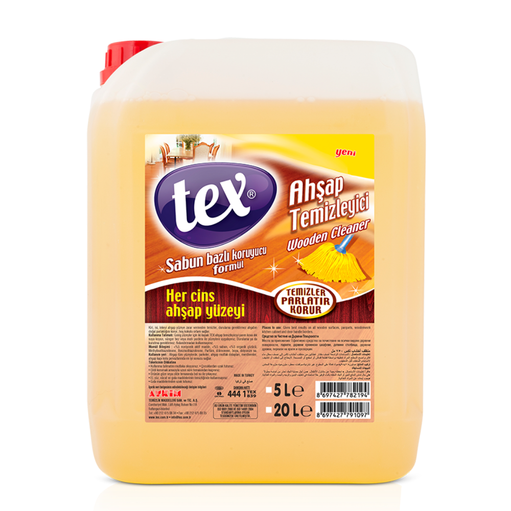 Tex Ahşap Temizleyici 5 Lt