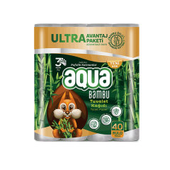 Aqua Bambu Tuvalet Kağıdı 40'lı