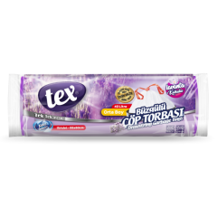 Tex Büzgülü Lavanta Kokulu Orta Boy Çöp Torbası