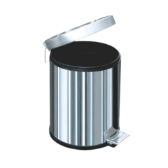 Metal Pedallı Çöp Kovası 12Lt